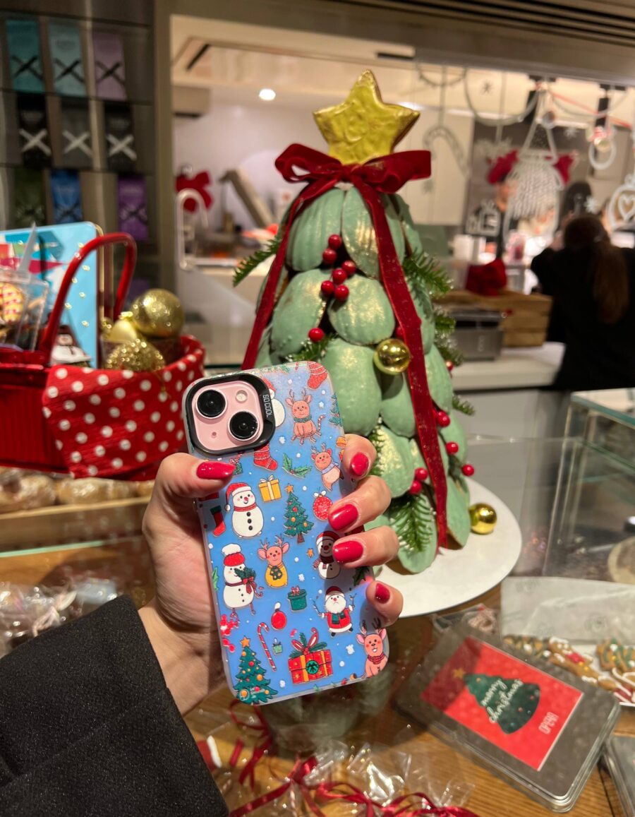 قاب موبایل سوکول طرح کریسمس طرح ریز