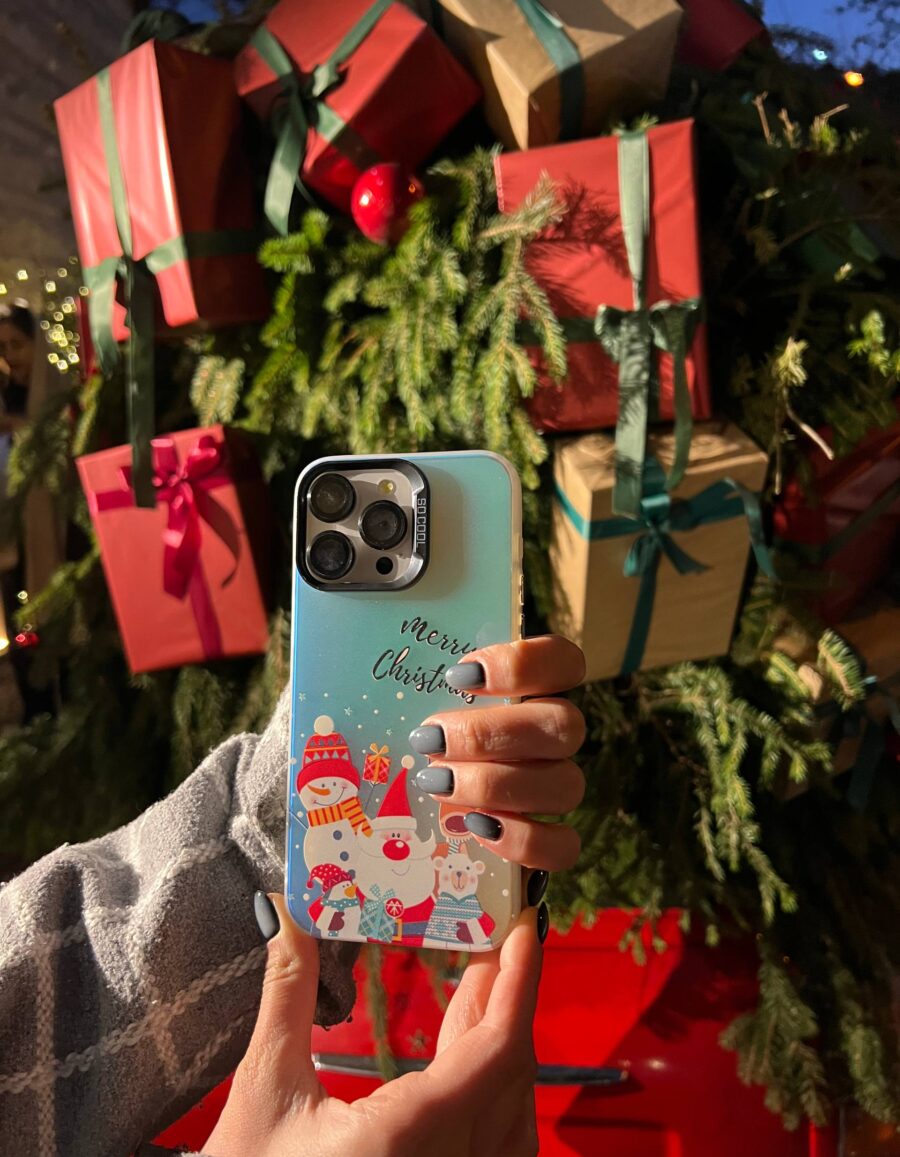 قاب موبایل سوکول طرح کریسمس طرح درشت