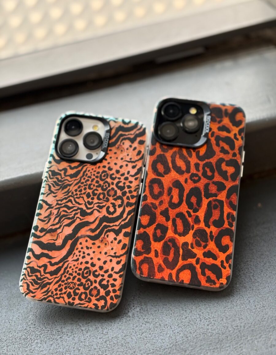 قاب موبایل پلنگی هولوگرامی