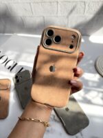قاب موبایل آیفون کورکتس مخملی - تصویر 4